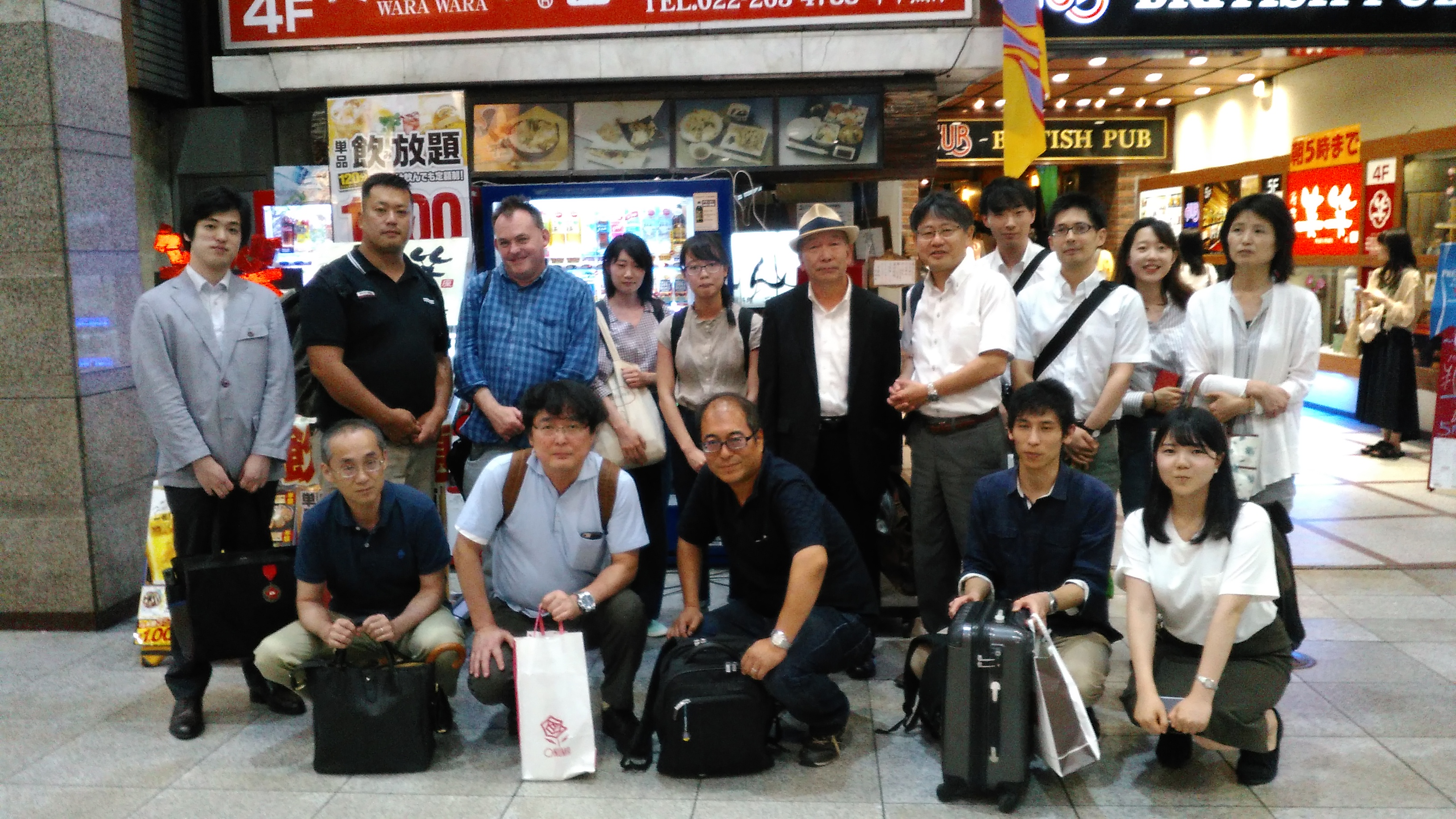 東北合同研究発表会 懇親会にて
